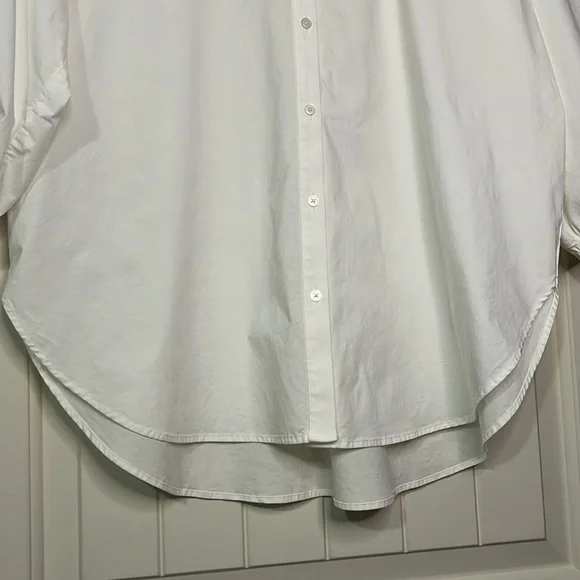 LOFT White Button Down Shirt - Picture 4 of 7